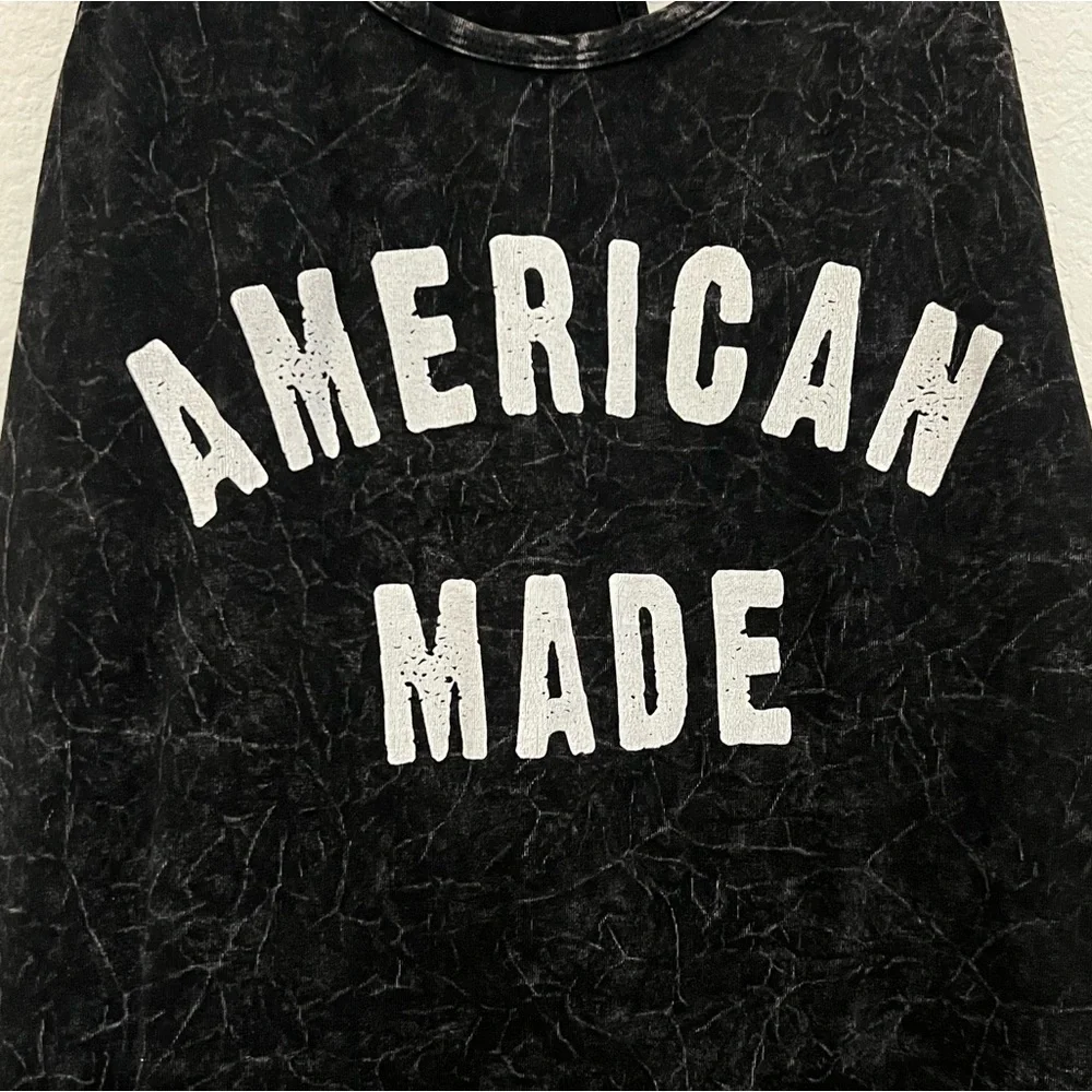 NWOT American Made Racer Back Stretch Tank